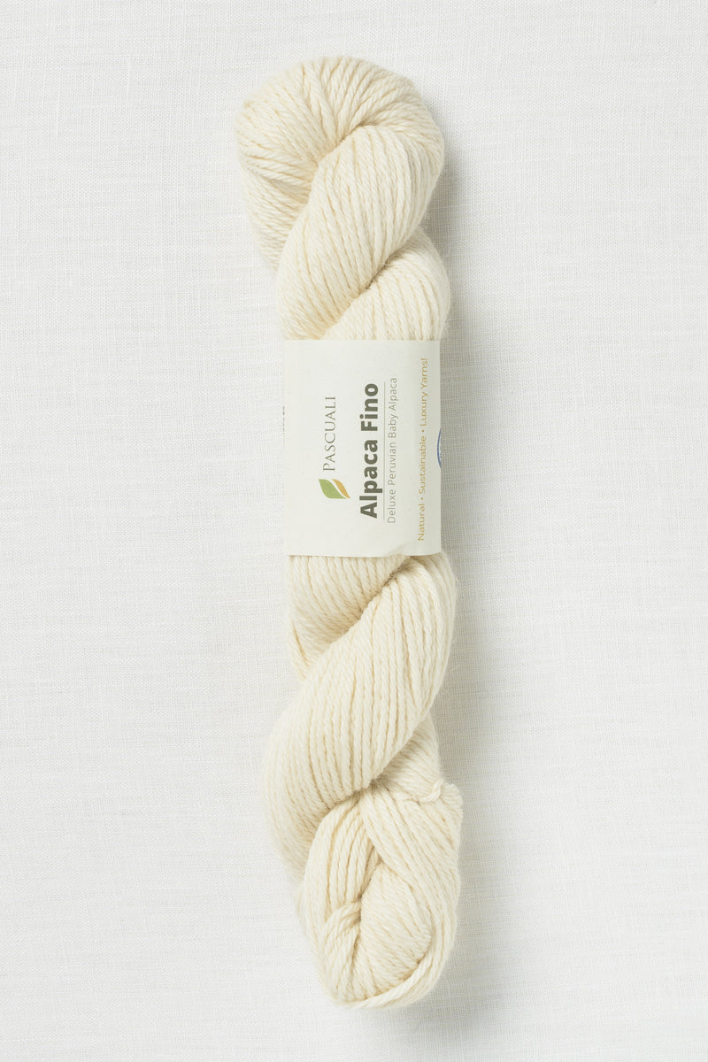 Pascuali Alpaca Fino 01 Natural White