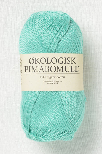 CaMaRose Økologisk Pimabomuld 3748 Turkis Grøn (Turquoise Green)