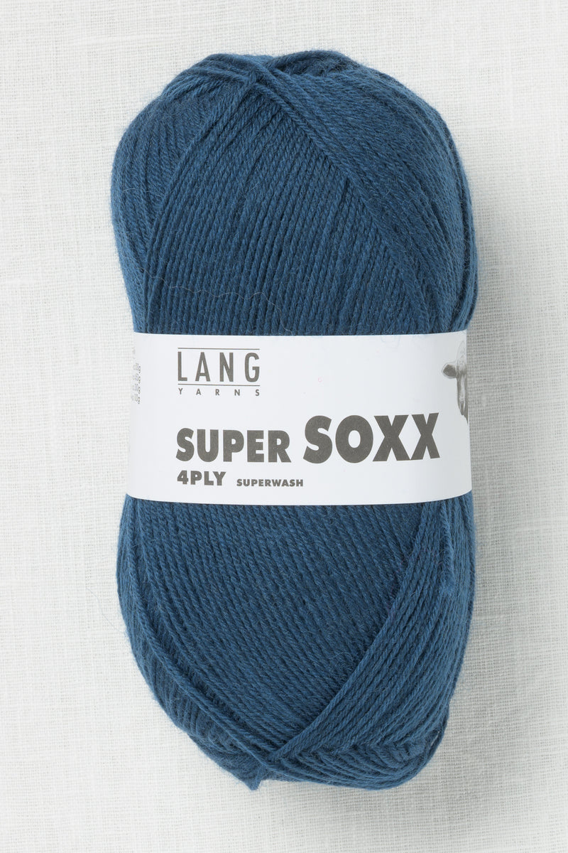 Lang Yarns Super Soxx 4Ply 10 Steel Blue