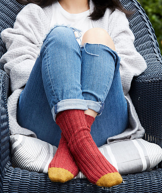 Oxford Socks by Churchmouse Yarns and Teas