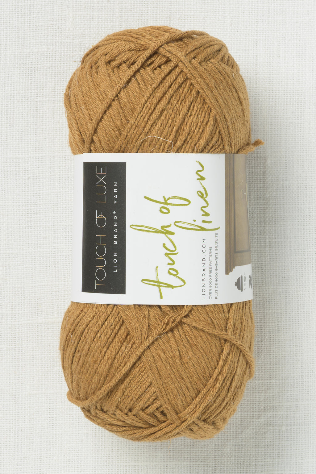 Lion Brand Touch of Linen 170H Dijon