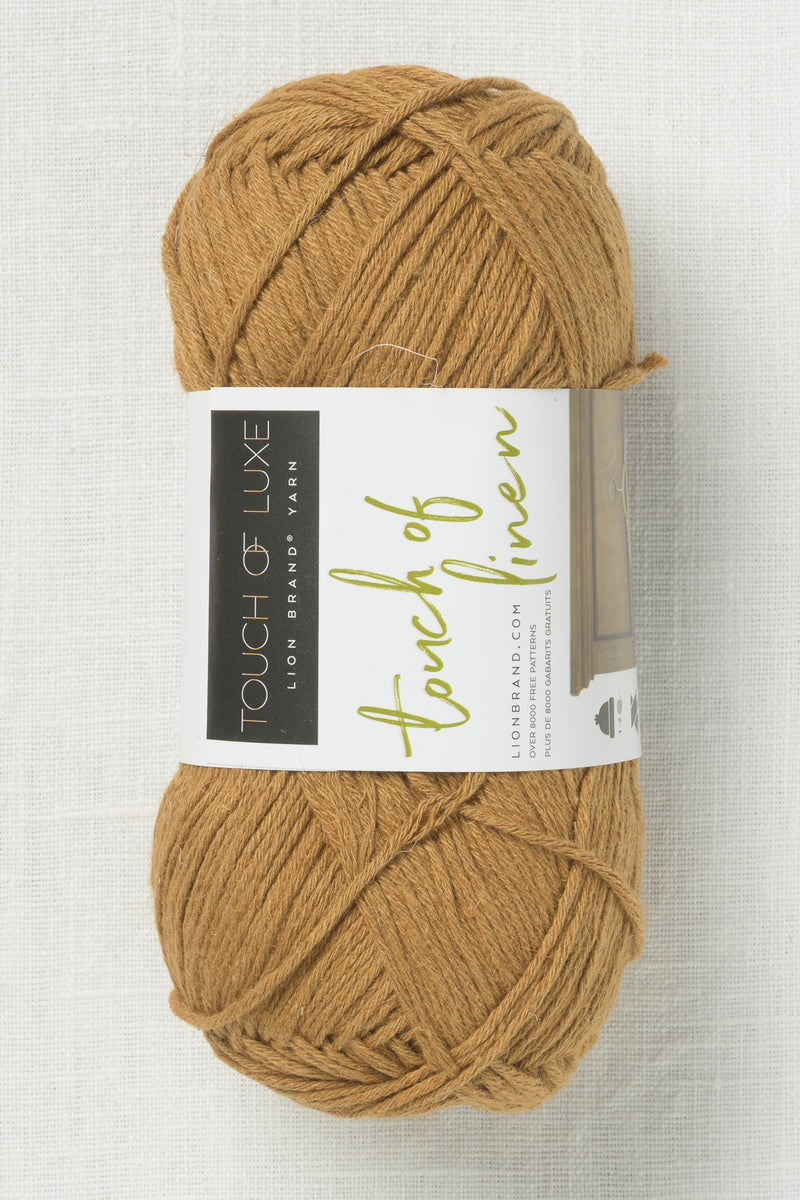 Lion Brand Touch of Linen 170H Dijon