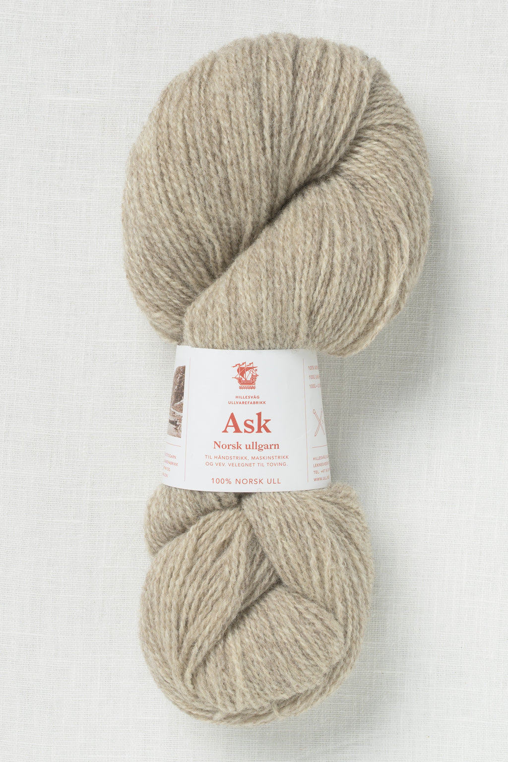 Hillesvåg Ask 6146 Heathered Light Brown