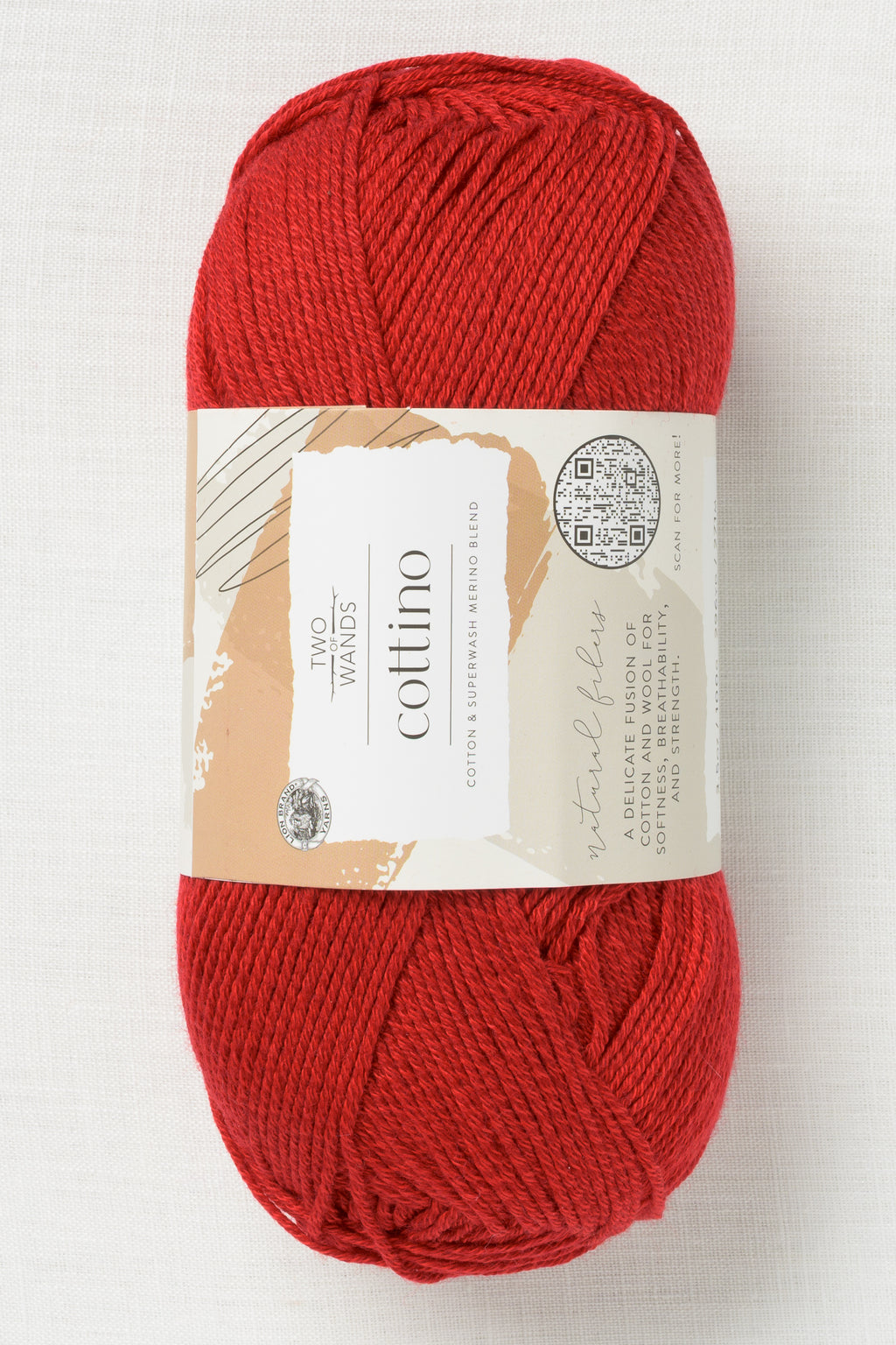 Lion Brand Two of Wands Cottino 113F Tomato