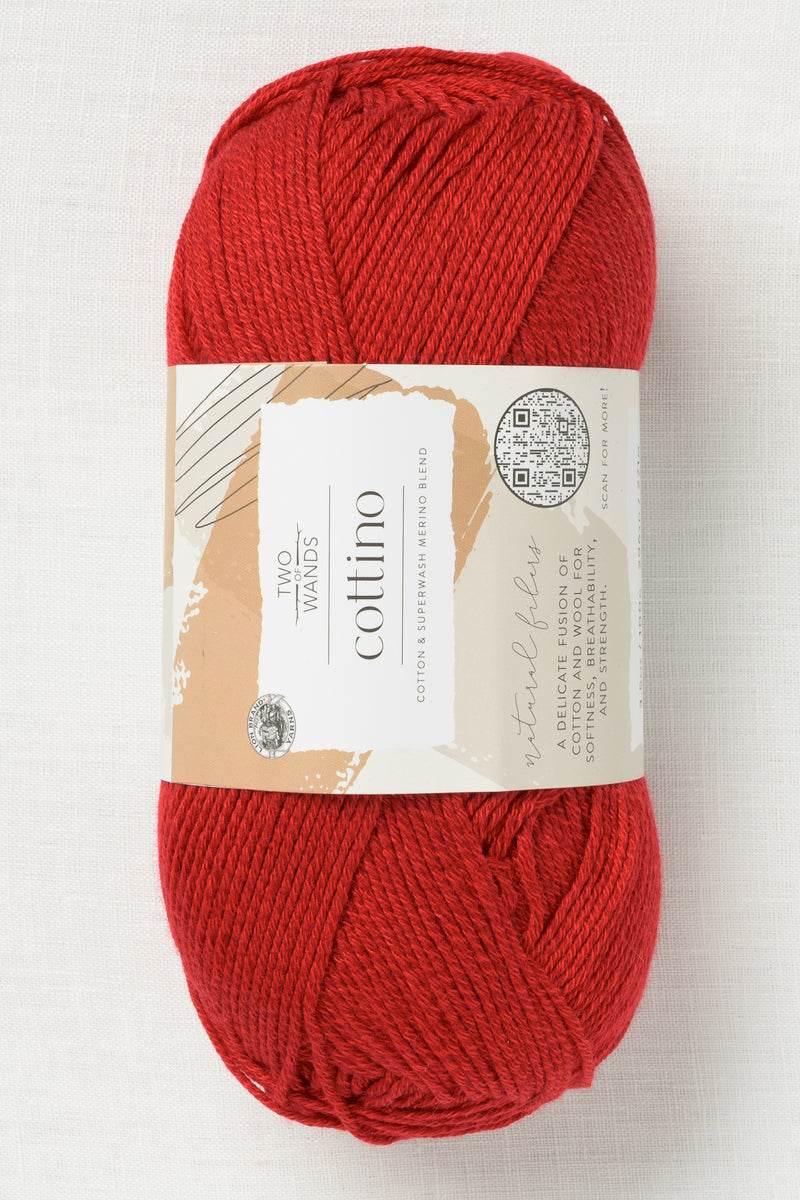 Lion Brand Two of Wands Cottino 113F Tomato