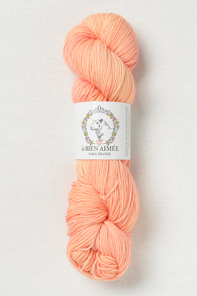 La Bien Aimee Merino Sport Peach Sweater