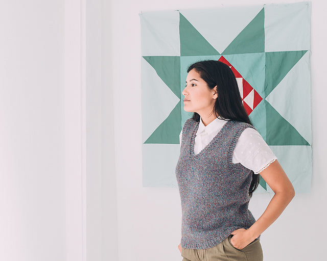 Simple Pie Vest - Adult by Peace Fleece