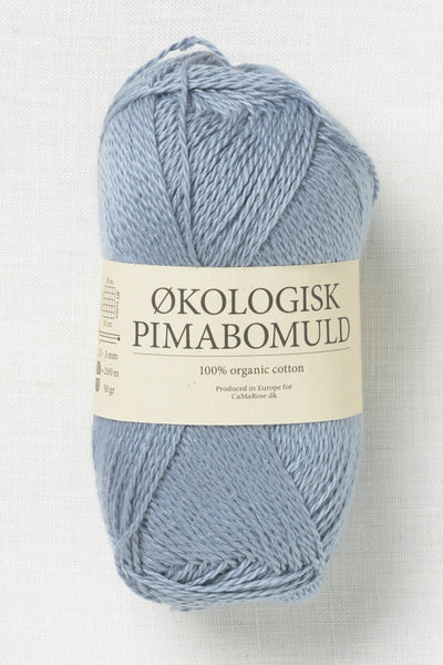 CaMaRose Økologisk Pimabomuld 3734 Støvet Blå (Dusty Blue)