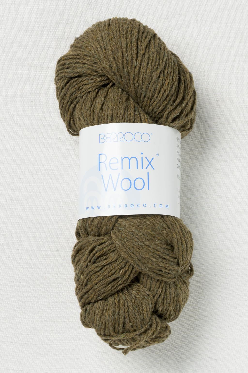 Berroco Remix Wool 12317 Olive Green