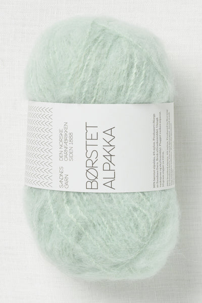 Sandnes Garn Borstet Alpakka 7911 Mint Green