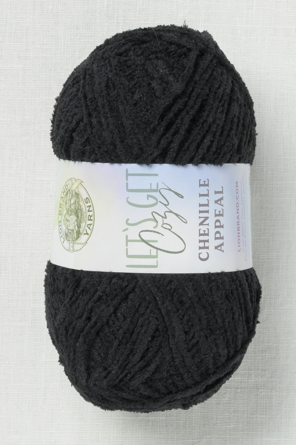 Lion Brand Chenille Appeal 153U Onyx
