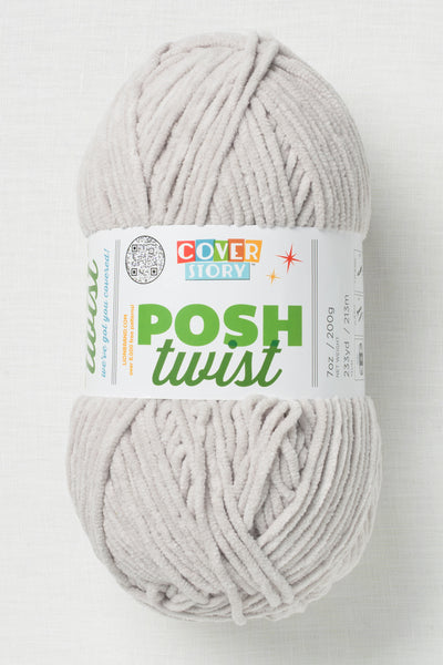 Lion Brand Cover Story Posh Twist 149BB Earl Grey
