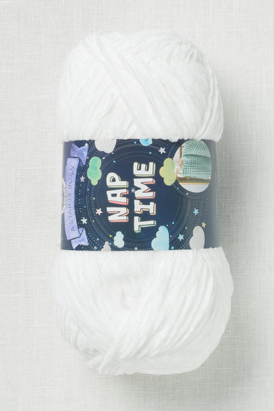 Lion Brand A Star is Born: Naptime 100 White