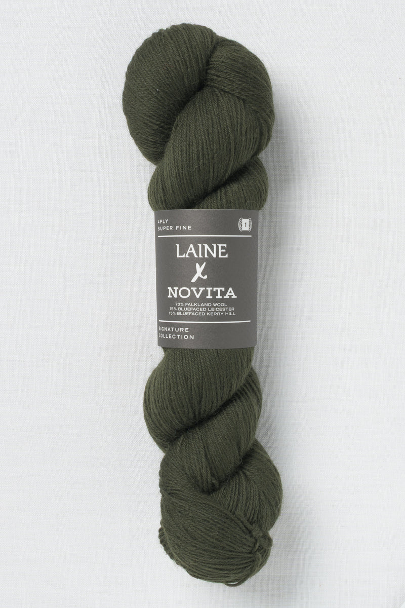 Laine X Novita 4ply 3651 Pine Forest