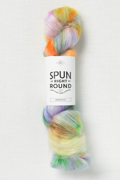 Spun Right Round Mohair Silk Lace Glitter Bomb