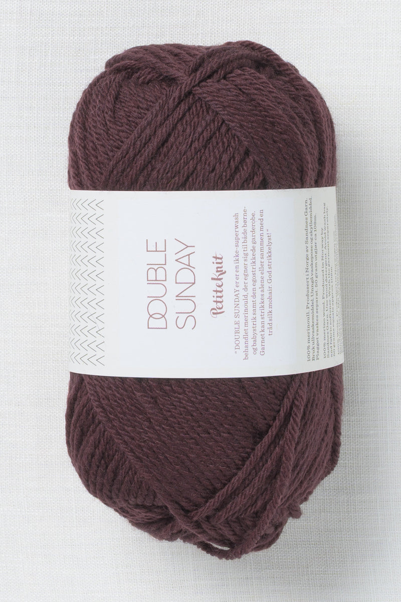Sandnes Garn Double Sunday 4682 Velvet Fig (PetiteKnit Color Palette)