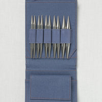Lykke Flight 5" Interchangeable Needle Set, US 10.75-17, Denim