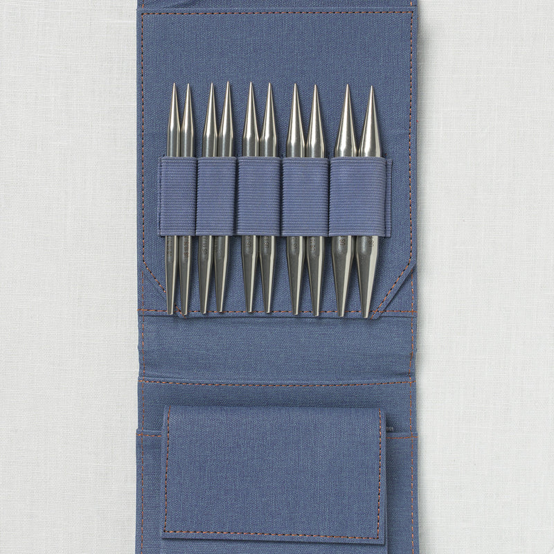 Lykke Flight 5" Interchangeable Needle Set, US 10.75-17, Denim