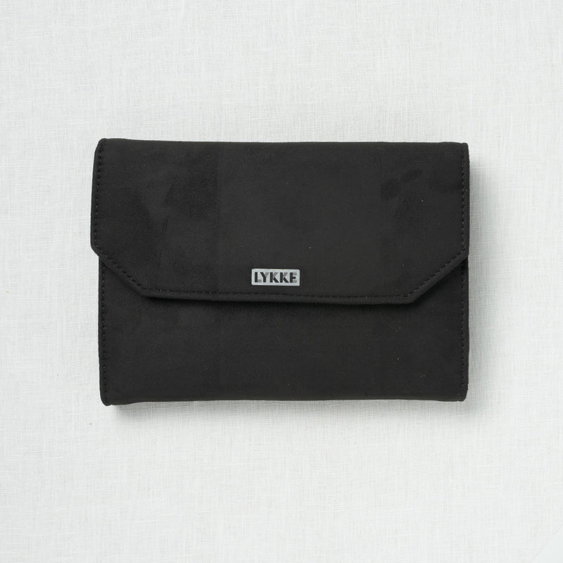 Lykke Colour 5" Interchangeable Circular Needle Set, Black Vegan Suede Case