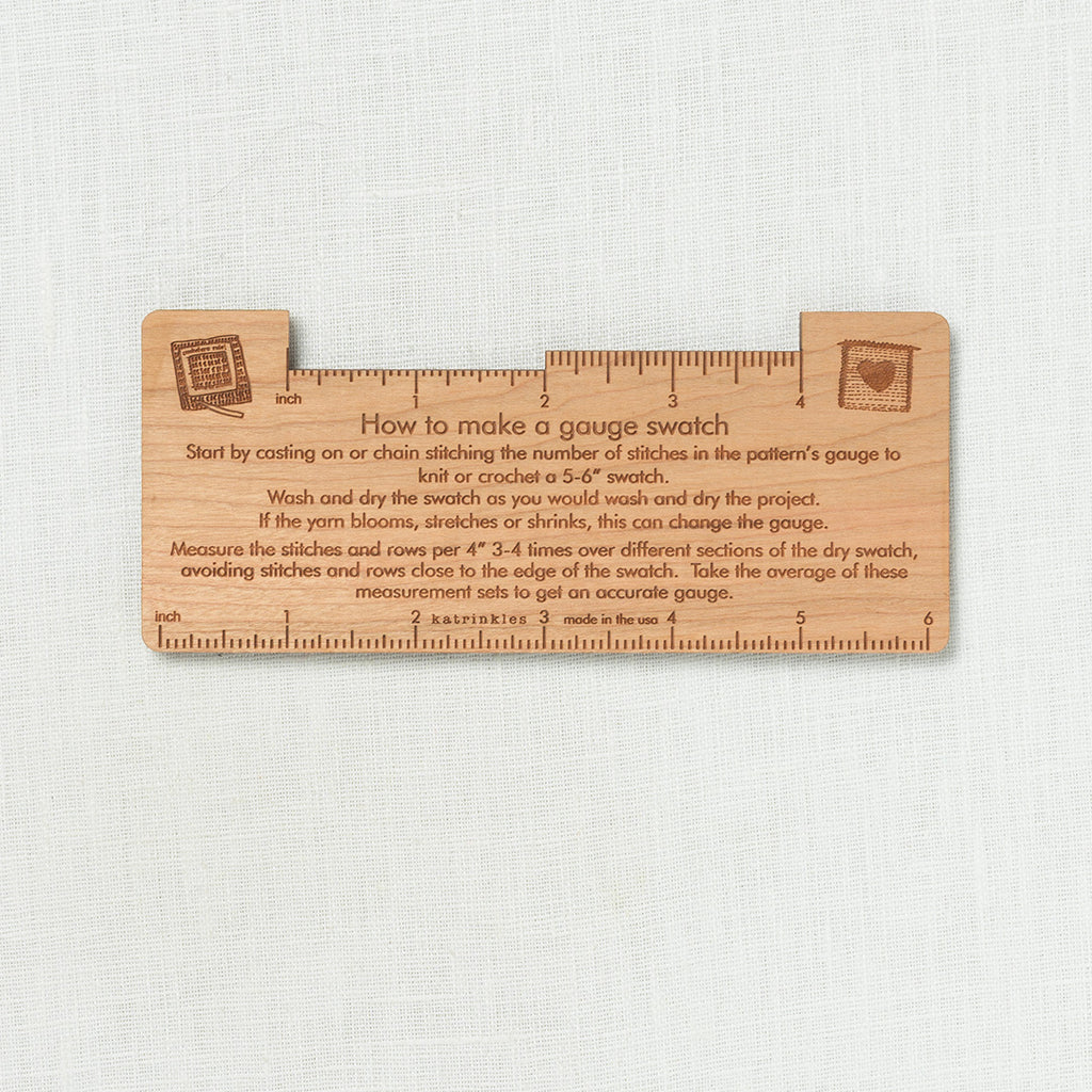Katrinkles Double-Sided Trouble Shooting Gauge Swatch Tool