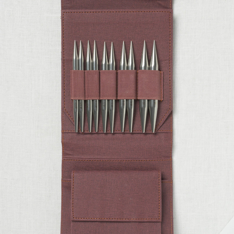 Lykke Flight 5" Interchangeable Needle Set, US 10.75-17, Maroon