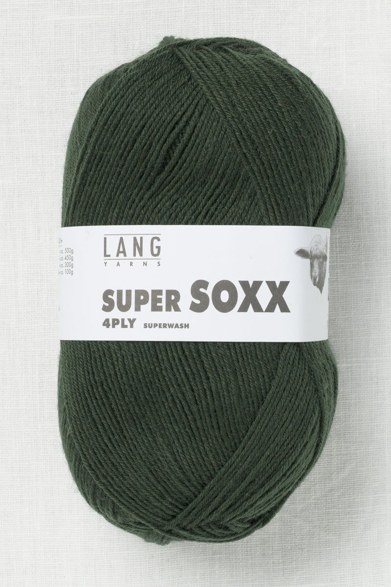 Lang Yarns Super Soxx 4Ply 18 Dark Green