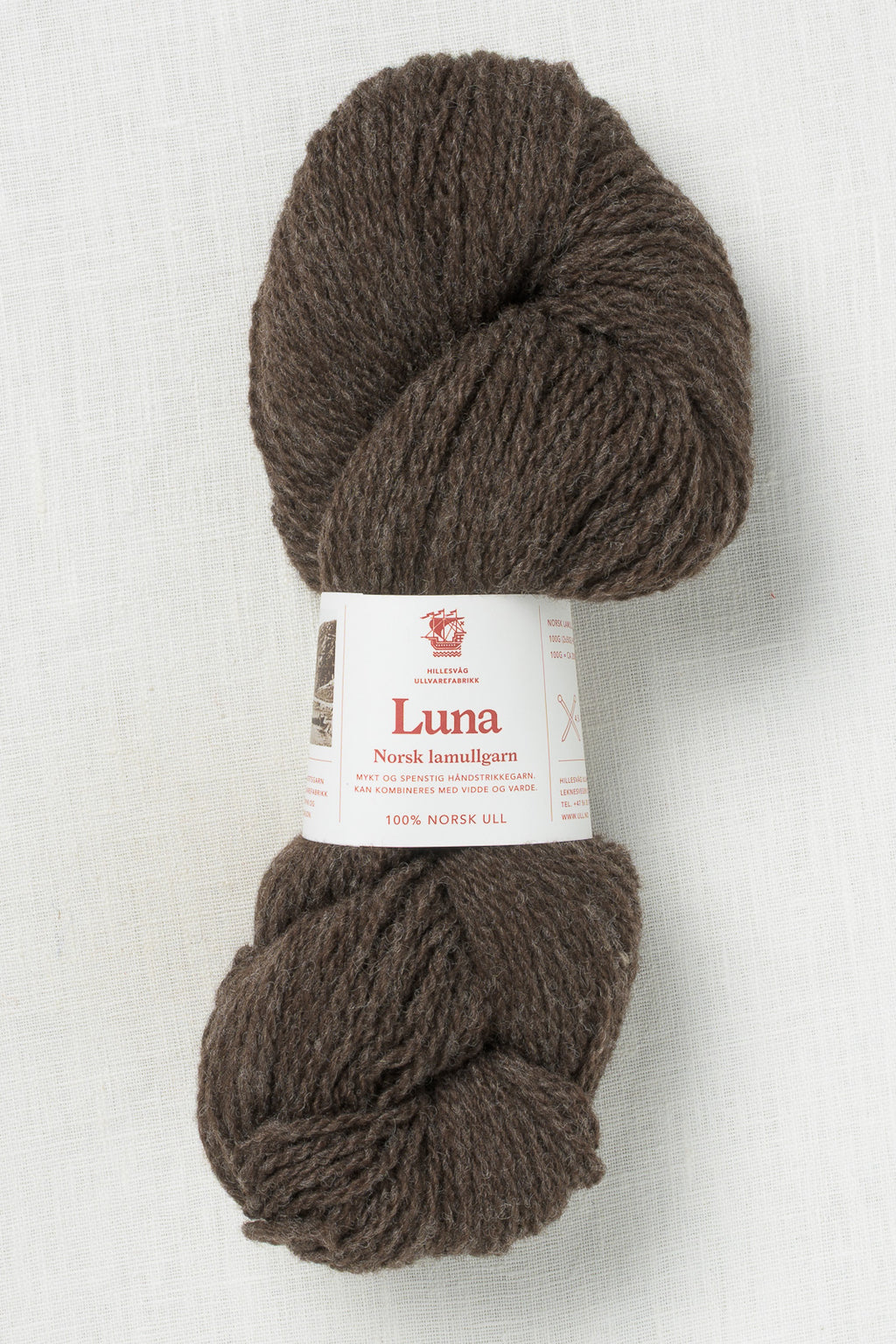 Hillesvåg Luna 452 Heathered Dark Brown