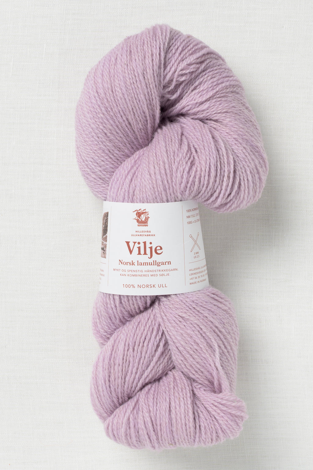 Hillesvåg Vilje 465 Pale Lilac (New)