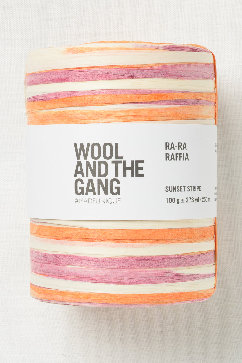 Wool and the Gang Ra-Ra Raffia Sunset Stripe