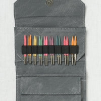Lykke Colour 3.5" Interchangeable Circular Needle Set, Grey Denim Case