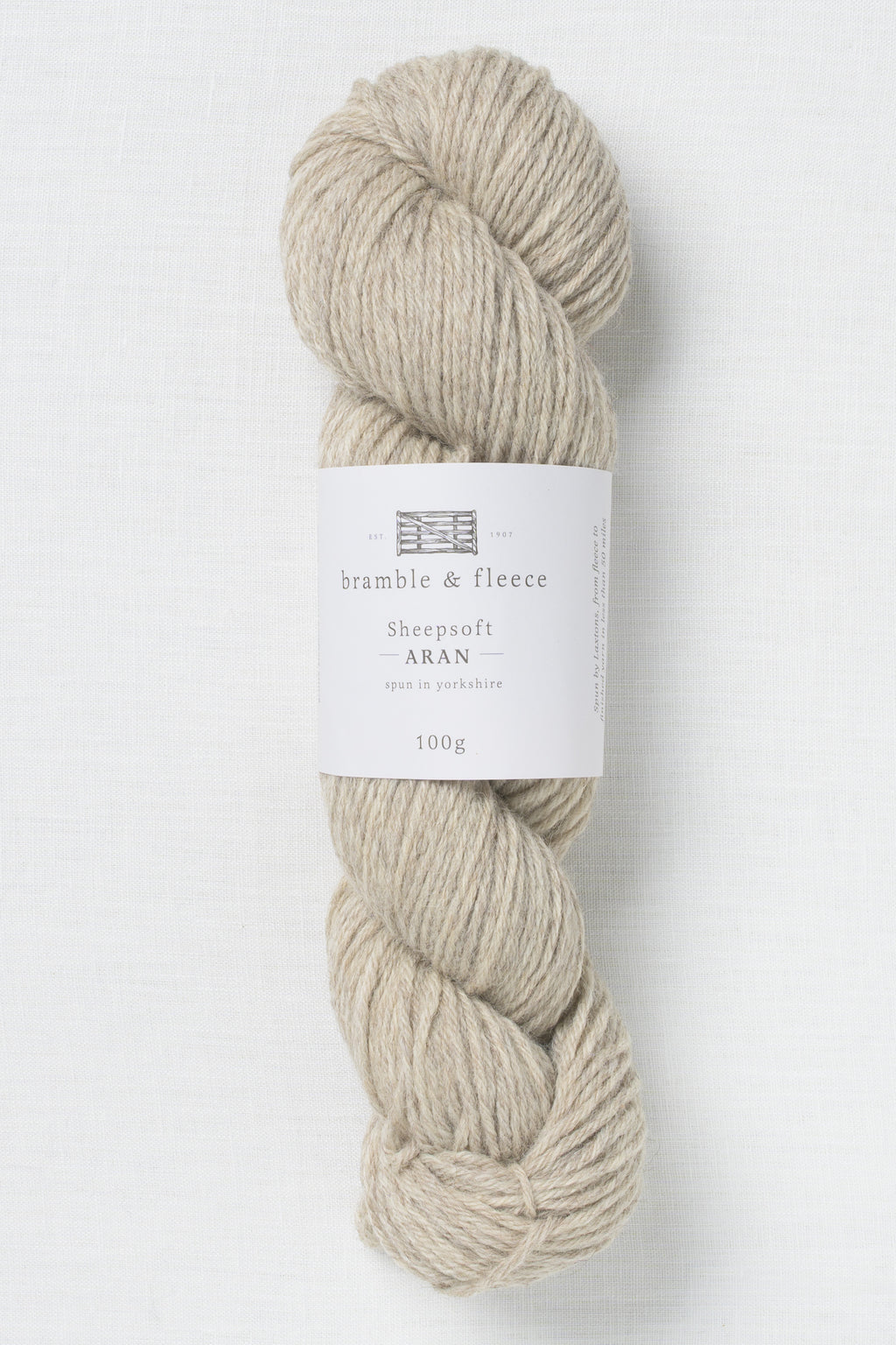 Bramble & Fleece Sheepsoft Aran 340 Bishopdale (Undyed)