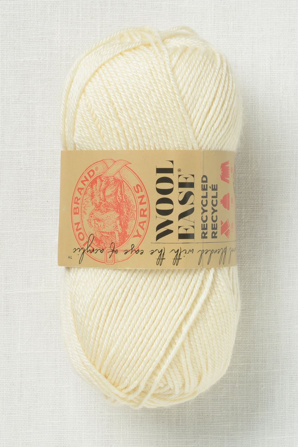 Lion Brand Wool Ease Recycled 098W Cream