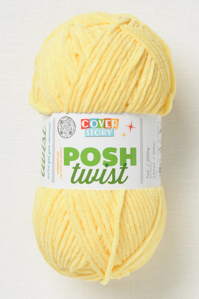 Lion Brand Cover Story Posh Twist 158AU Lemon Meringue