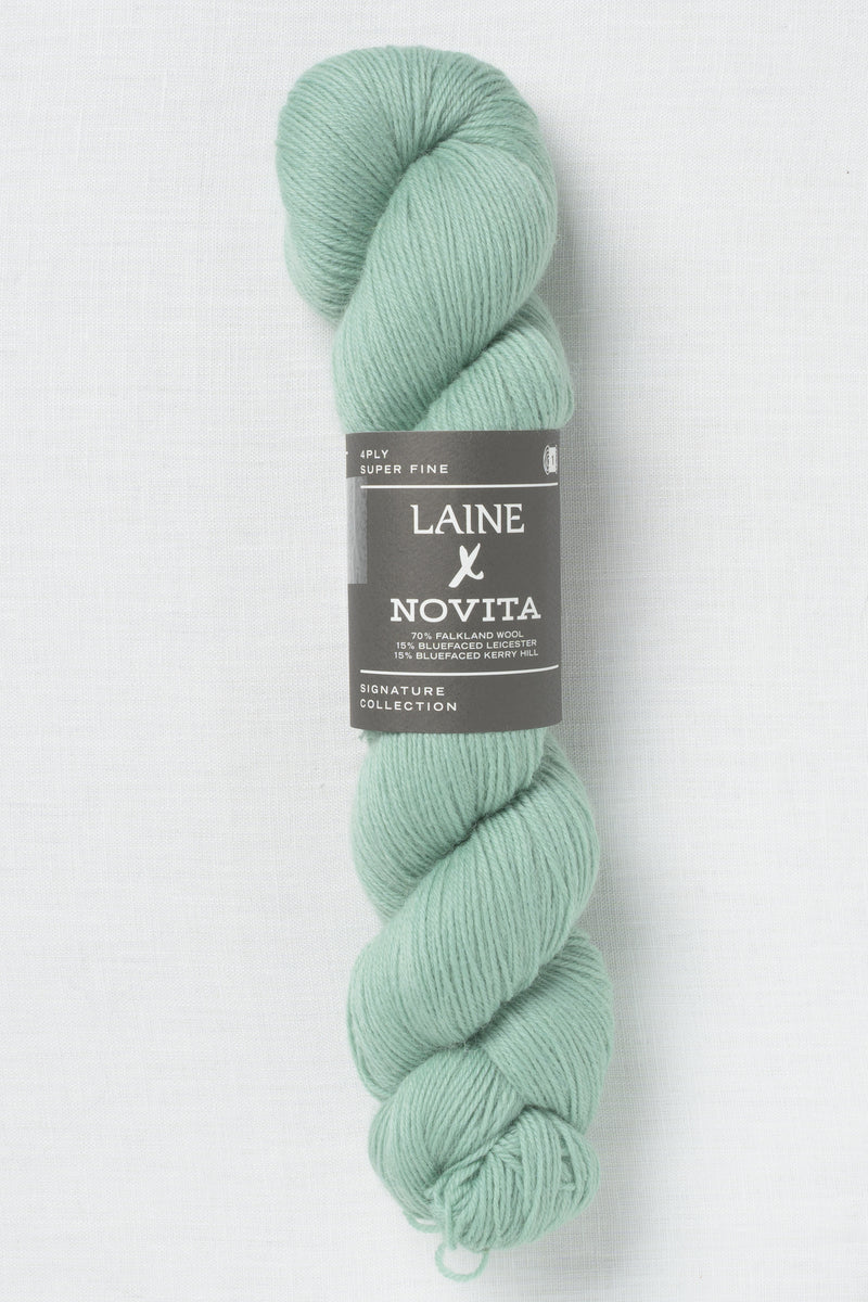 Laine X Novita 4ply 3131 Frosted Mint