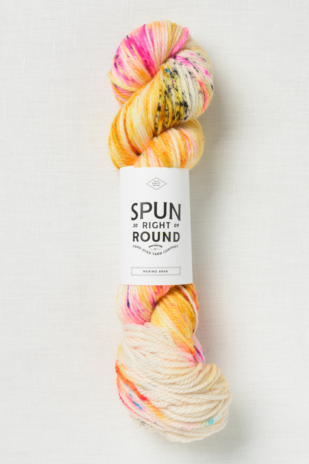 Spun Right Round Merino Aran Rumble in Brighton