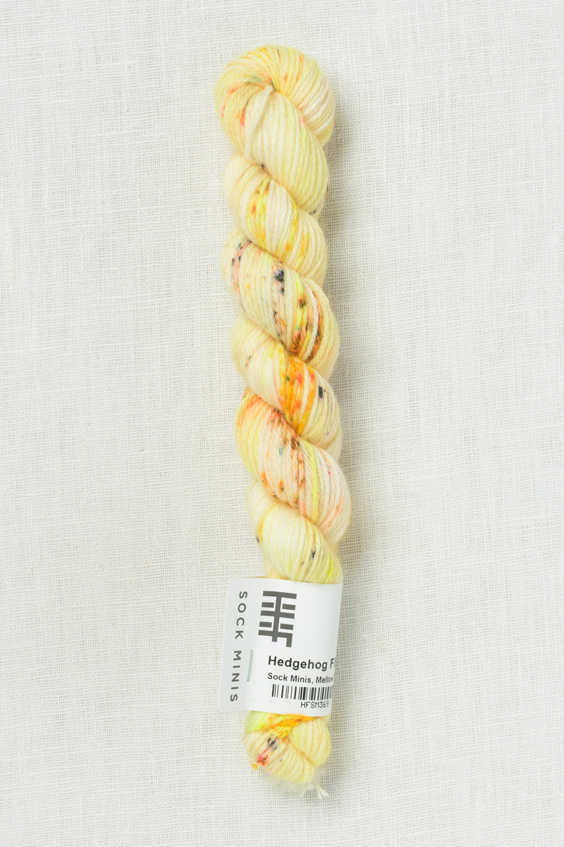Hedgehog Fibres Sock Minis Mellow Yellow