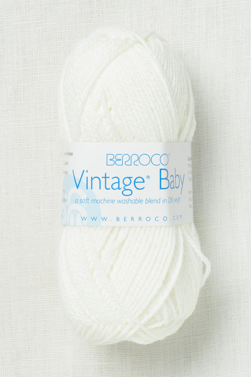Berroco Vintage Baby 10001 Snow White