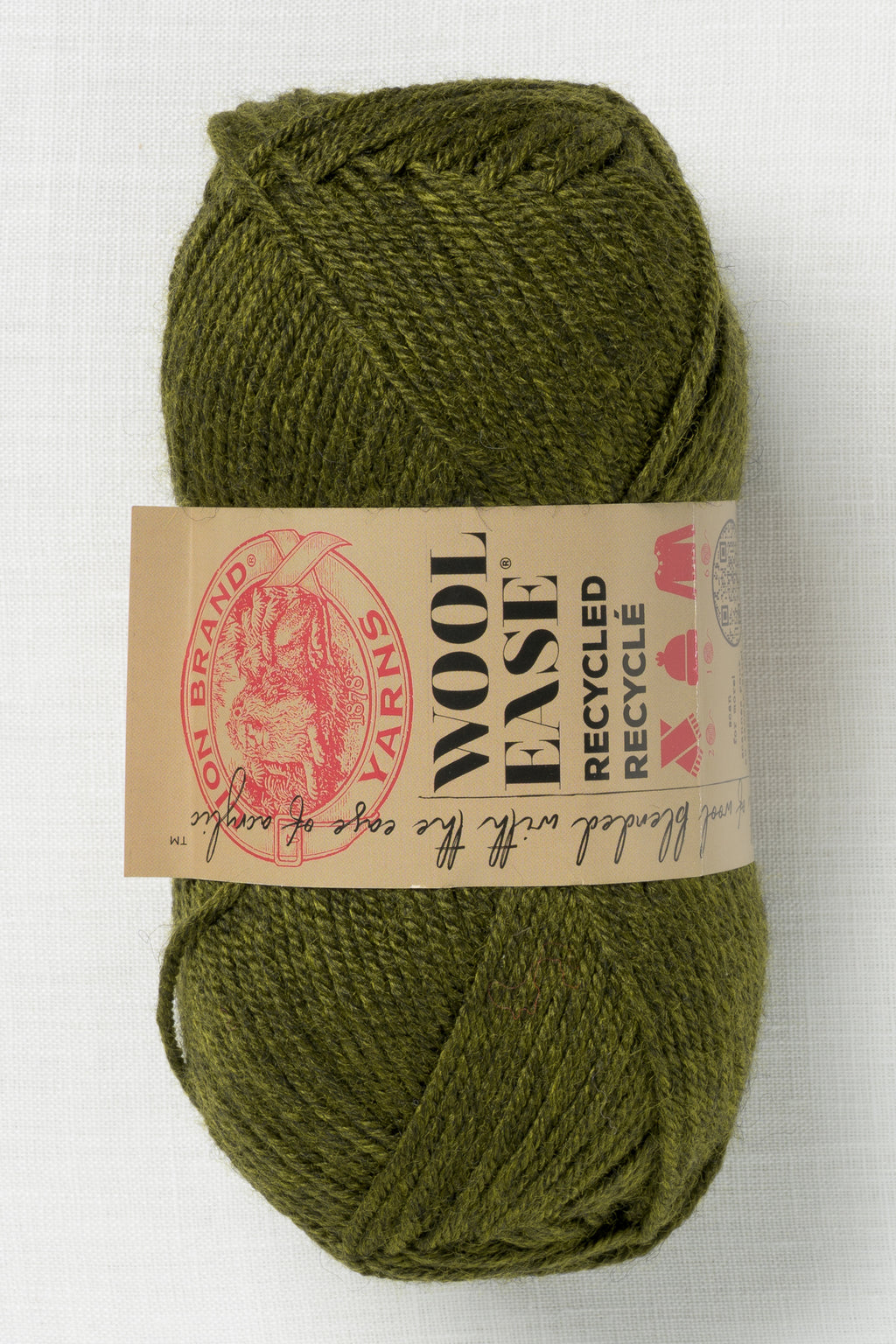 Lion Brand Wool Ease Recycled 172T Olive