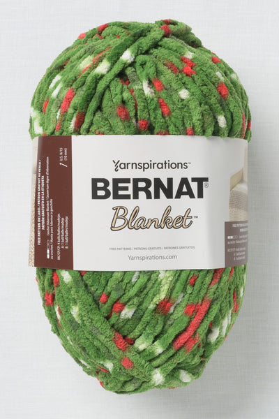 Bernat Blanket Holly Wreath Dot