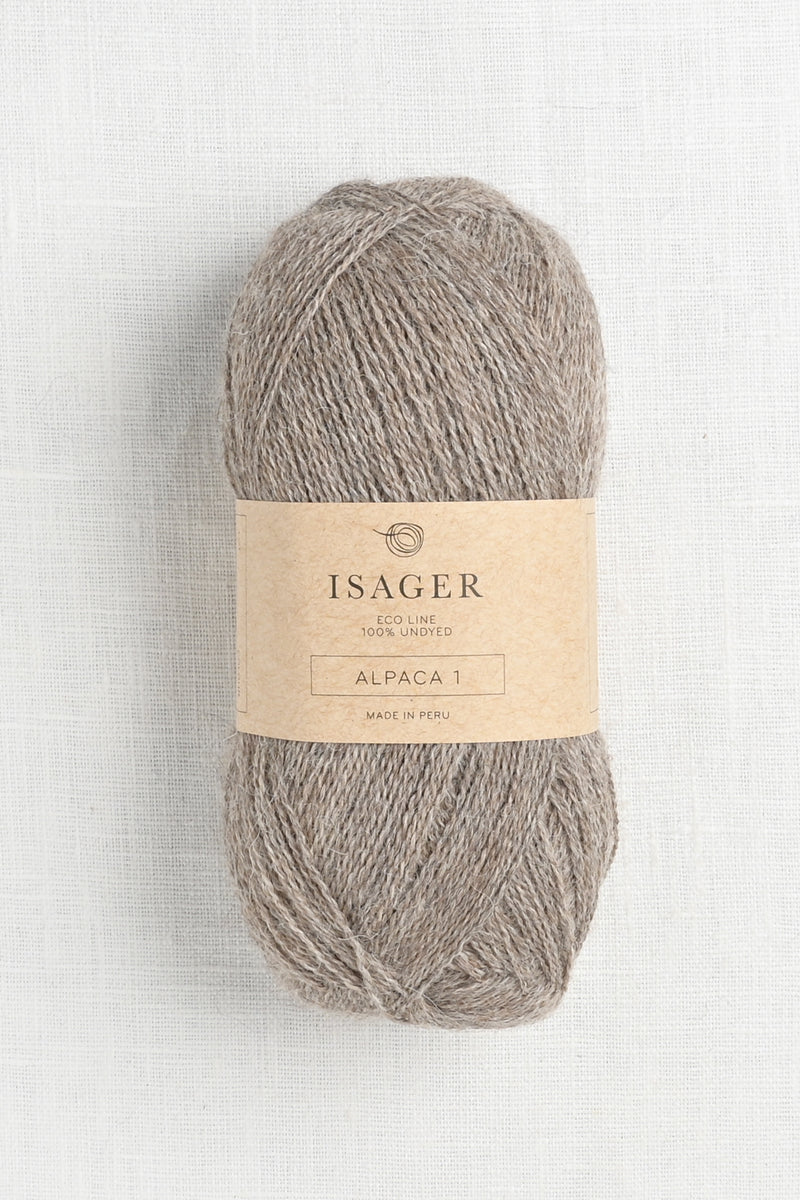 Isager Alpaca 1 E7S Walnut Heather Undyed