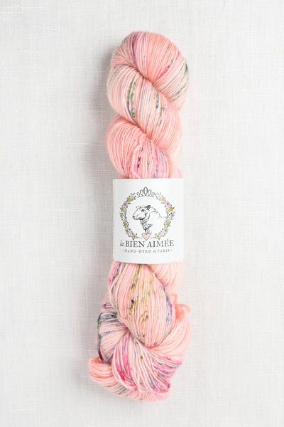 La Bien Aimee Big Merino Peach Pom Pom