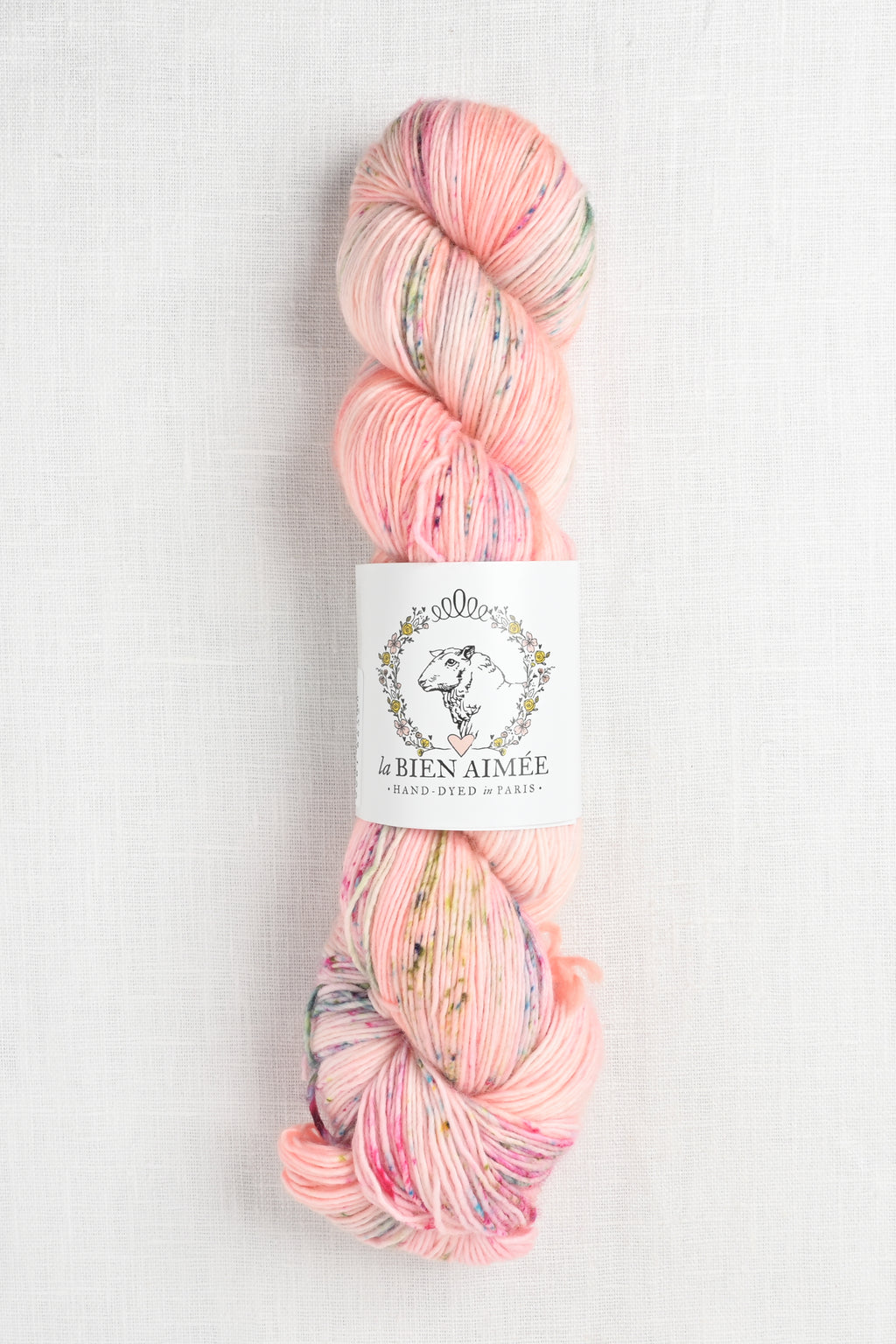 La Bien Aimee Big Merino Peach Pom Pom