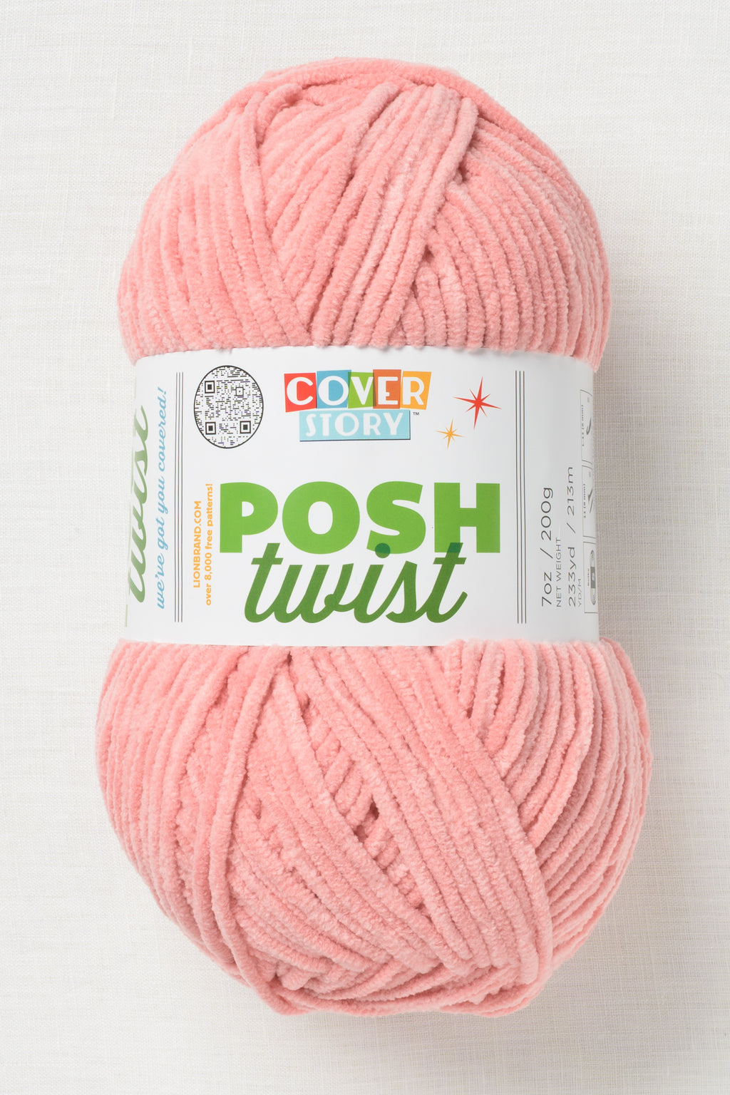 Lion Brand Cover Story Posh Twist 103AH Rosehip