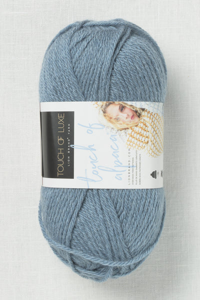 Lion Brand Touch of Alpaca 108A Dusty Blue