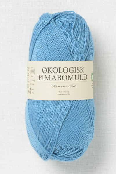 CaMaRose Økologisk Pimabomuld 3760 Dueblå (Dove Blue)