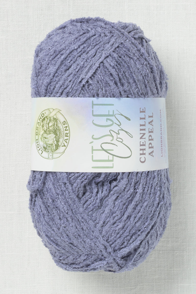 Lion Brand Chenille Appeal 108AE Blue Granite