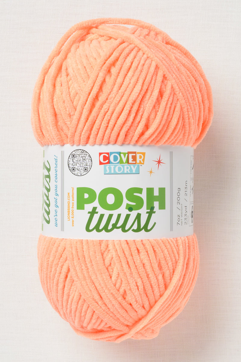 Lion Brand Cover Story Posh Twist 133BL Sherbet Glow