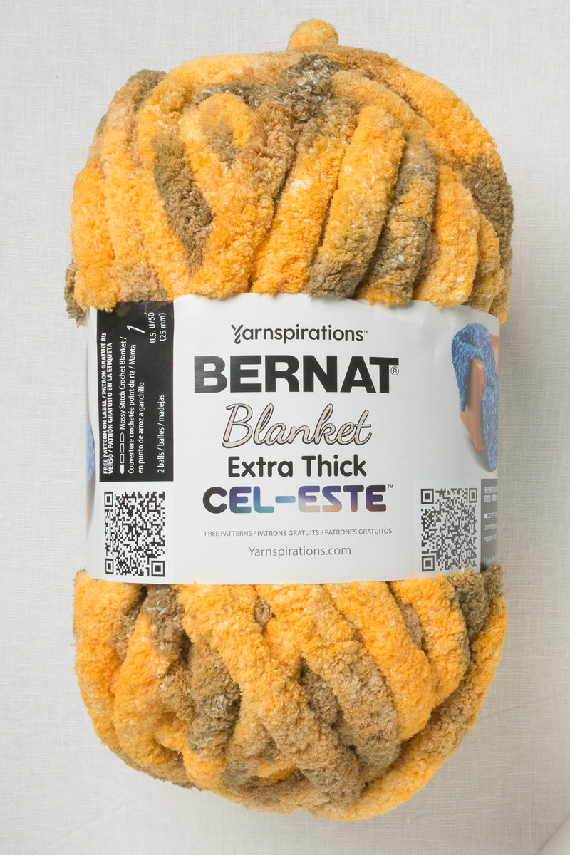 Bernat Blanket Extra Thick Cel-este Comet Gold