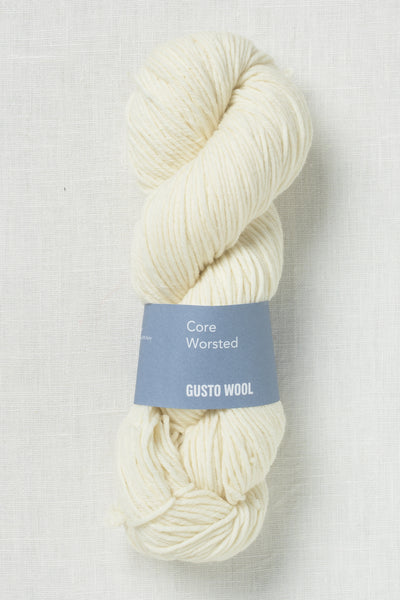 Gusto Wool Core Worsted 4160 White