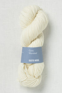 Gusto Wool Core Worsted 4160 White